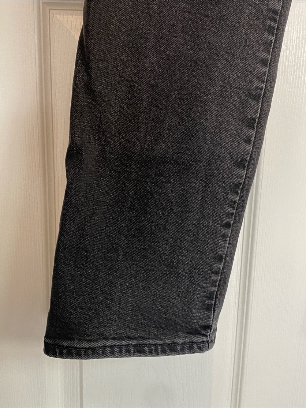 AGOLDE Pinch Waist High Rise Kick Flare Jeans Charcoal Black Minimalist 29 - Picture 5 of 16